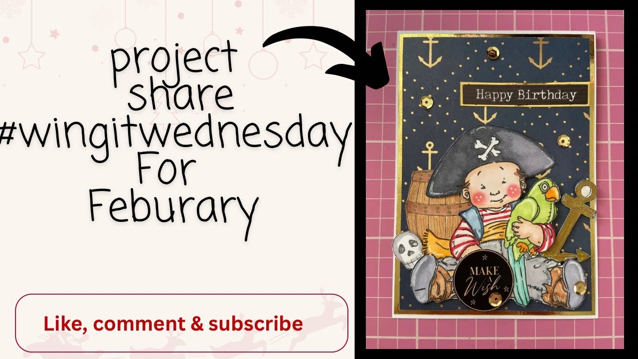 “NEW” #wingitwednesday Hosted By @JennysCraftyCorner February #viralvideo #cardmaking #cards 
