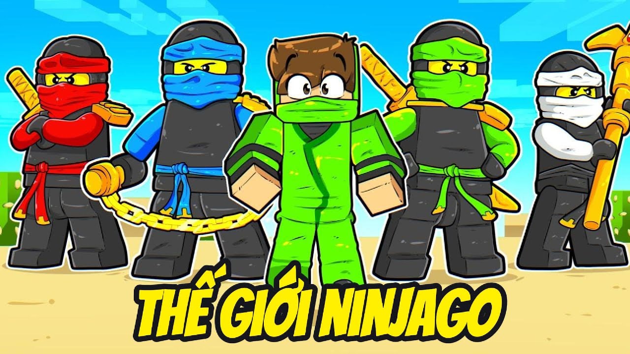 TẤT CẢ MỌI NGƯỜI ĐỀU TRỞ THÀNH NINJAGO TRONG MINECRAFT SIÊU BẤT ỔN 🤣