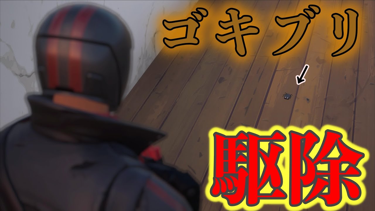 [FORTNITE] ゴキブリと人間の壮絶な戦い...[フォートナイト]