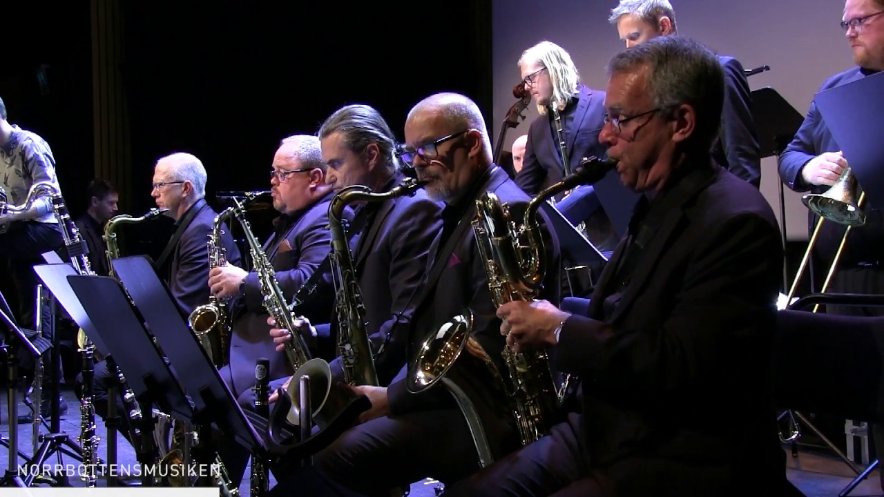 Norrbotten Big Band med bandoneonisten Mikael Augustsson