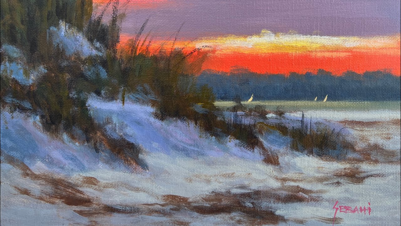 A Seascape in Acrylics