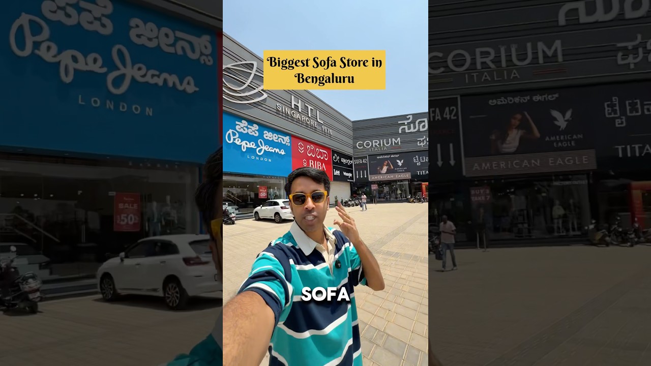 😮Biggest Sofa Showroom in #bengaluru #airportroad #luxuryhomes #sofaset #reclinersofa #interiors