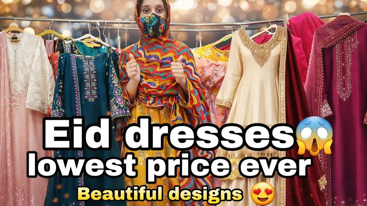 Eid Dresses Lowest Price Ever 😱 | Beautiful Party Wear Designs 2026 | Budget Friendly Eid Shopping