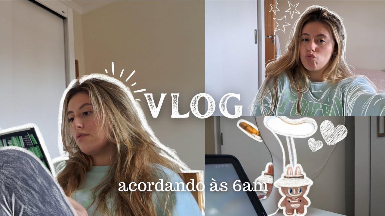 vlog: rotina simples | dia produtivo acordando às 6 da manhã ୨ৎ