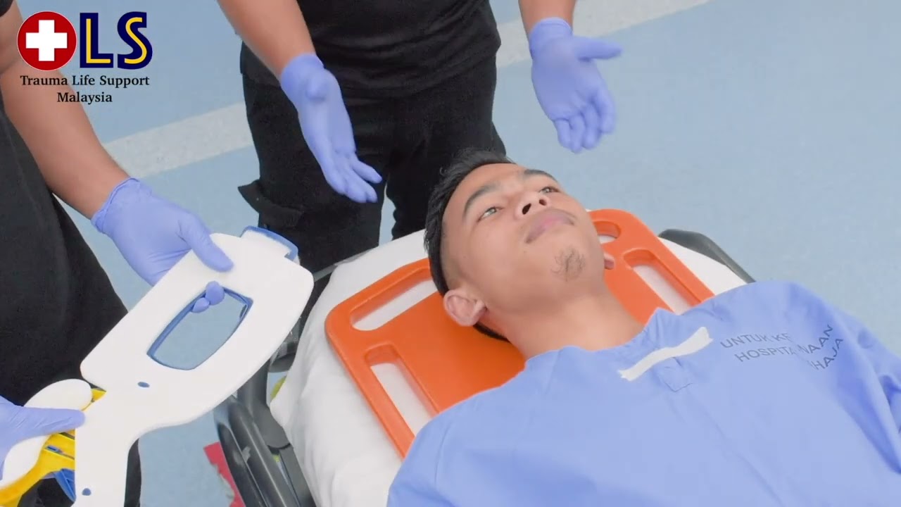 7. IMMOBILIZER 1 (CERVICAL COLLAR, HEAD IMMOBILIZER & SPINAL BOARD) - TRAUMA LIFE SUPPORT MALAYSIA