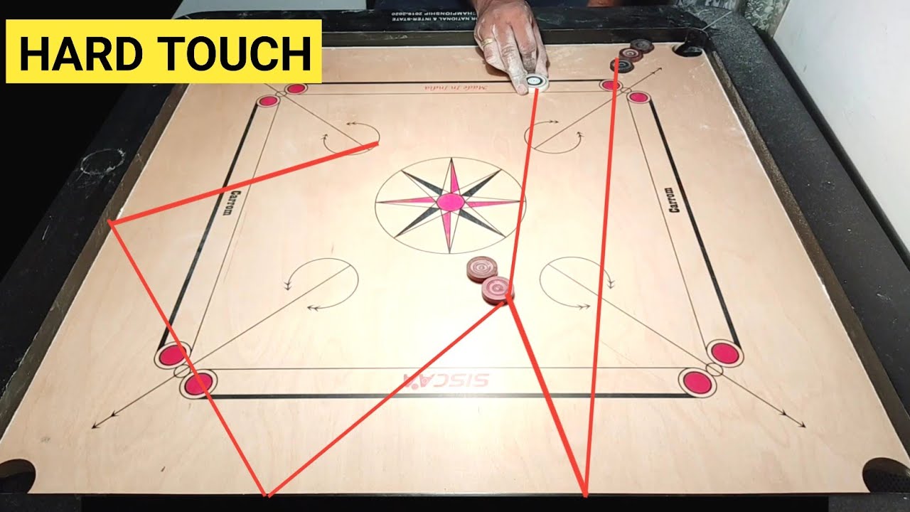 Carrom Touch Shots | Carrom Board Tricks | carrom useful tricks by nilesh