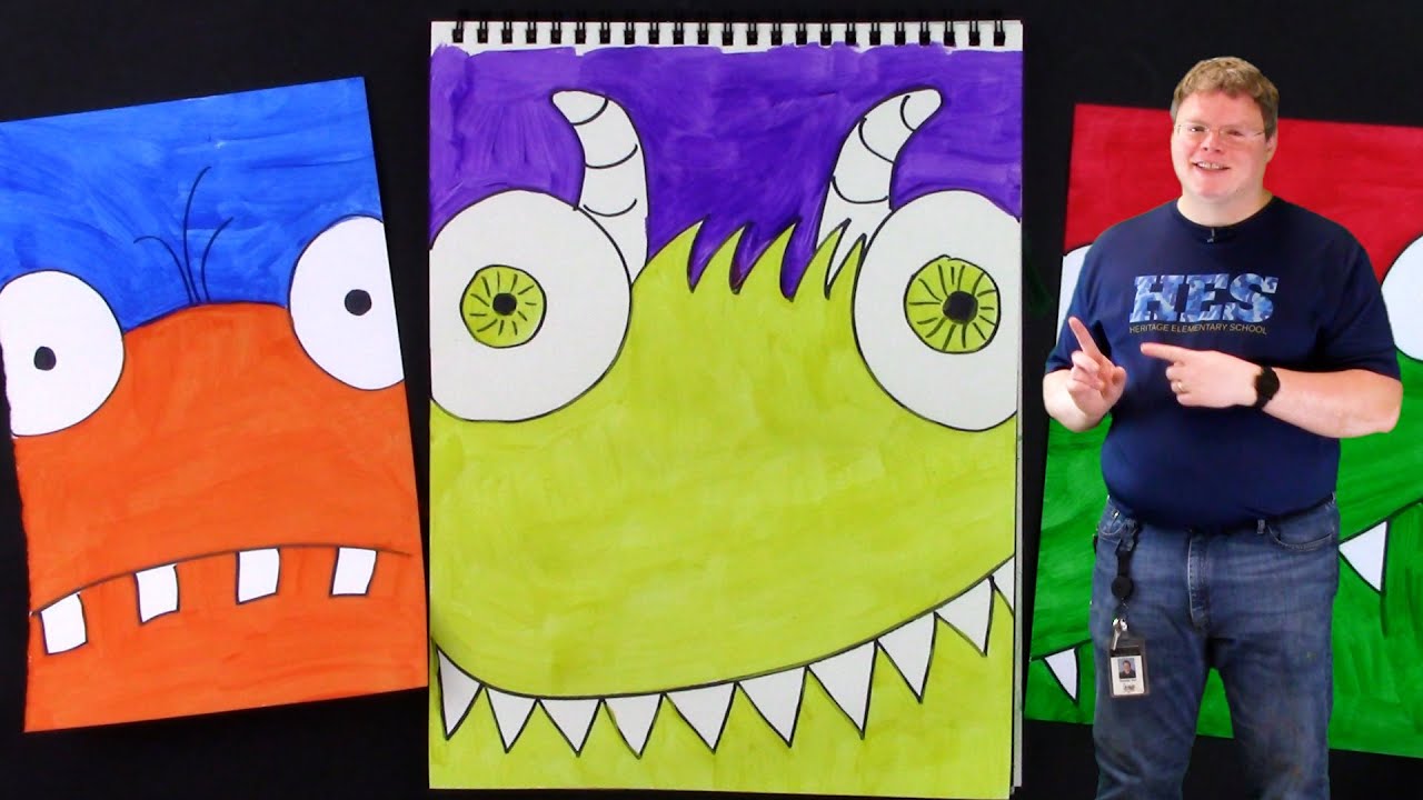 Complementary Monster Paintings - Make Your Artwork Stand Out!