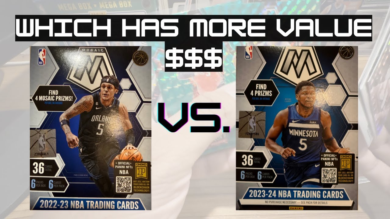 Mosaic 2022-23 VS Mosaic 2023-24 blaster box | Unbox 6