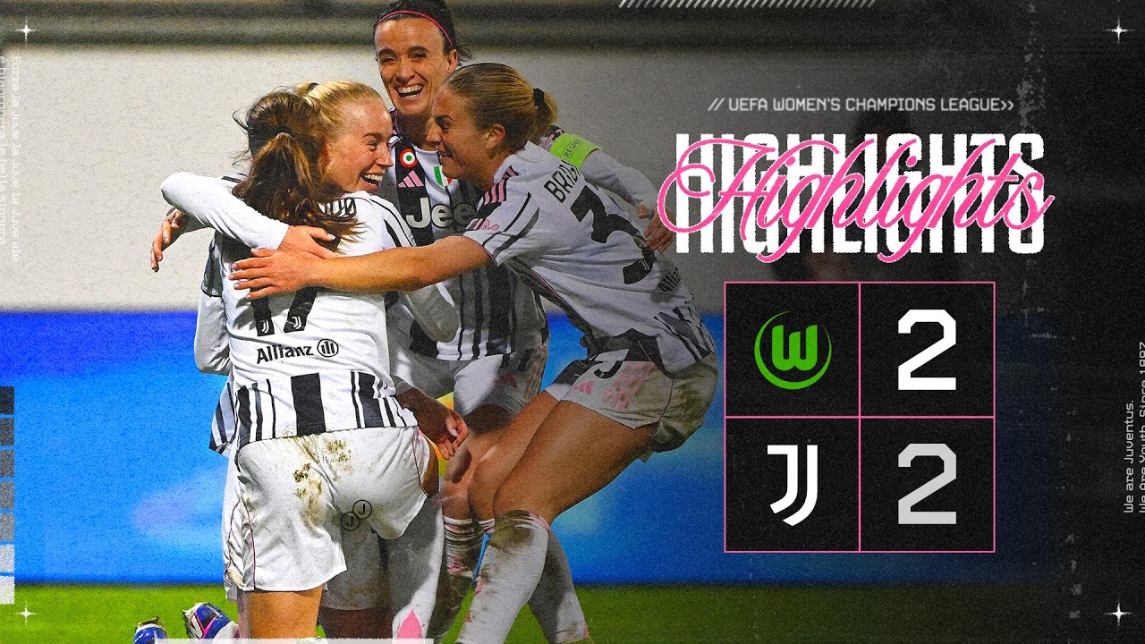 Wolfsburg 2-2 Juventus Women | HIGHLIGHTS Uefa Women's Champions League