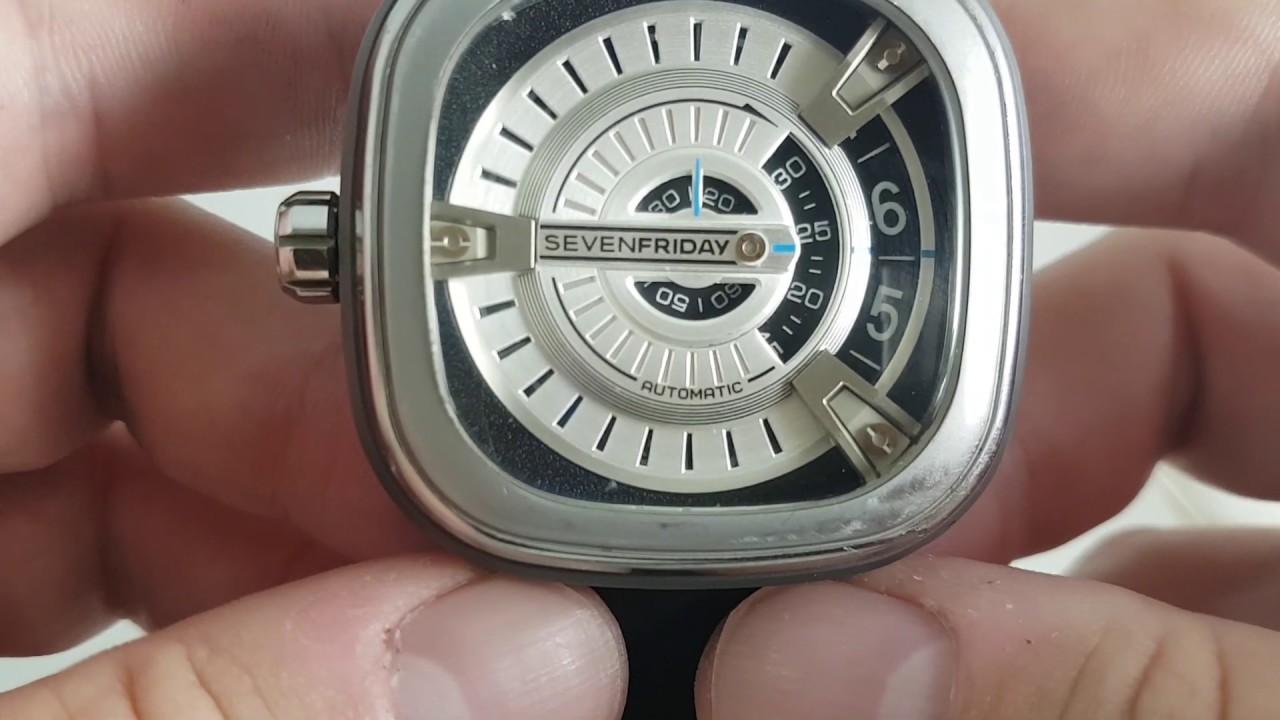 c2016 SevenFriday M1/01 men's direct read watch