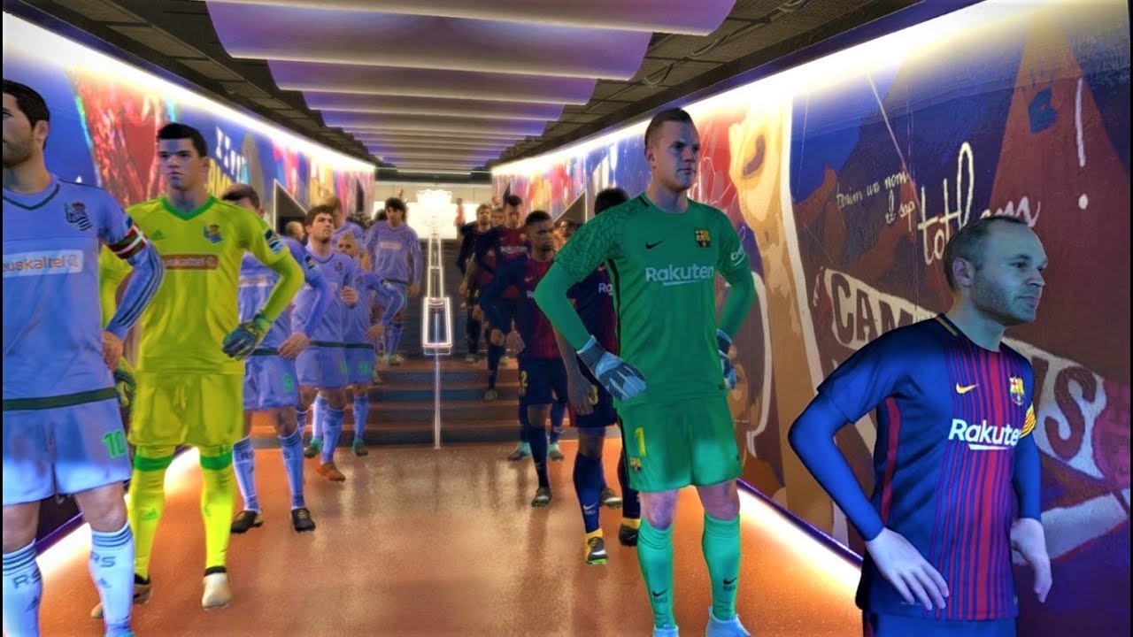 PES 2018 | Barcelona vs Real Sociedad | Gameplay PC