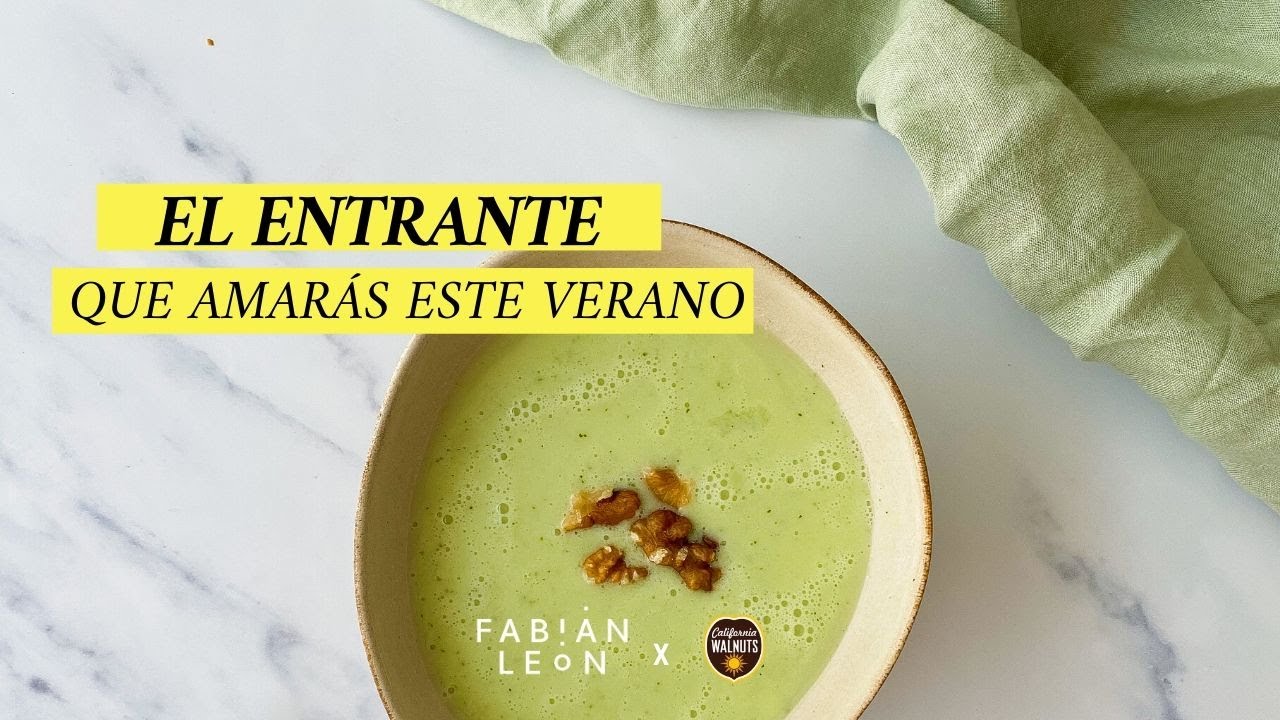 VICHYSSOISE para el verano | Crema fría con puerros y NUECES