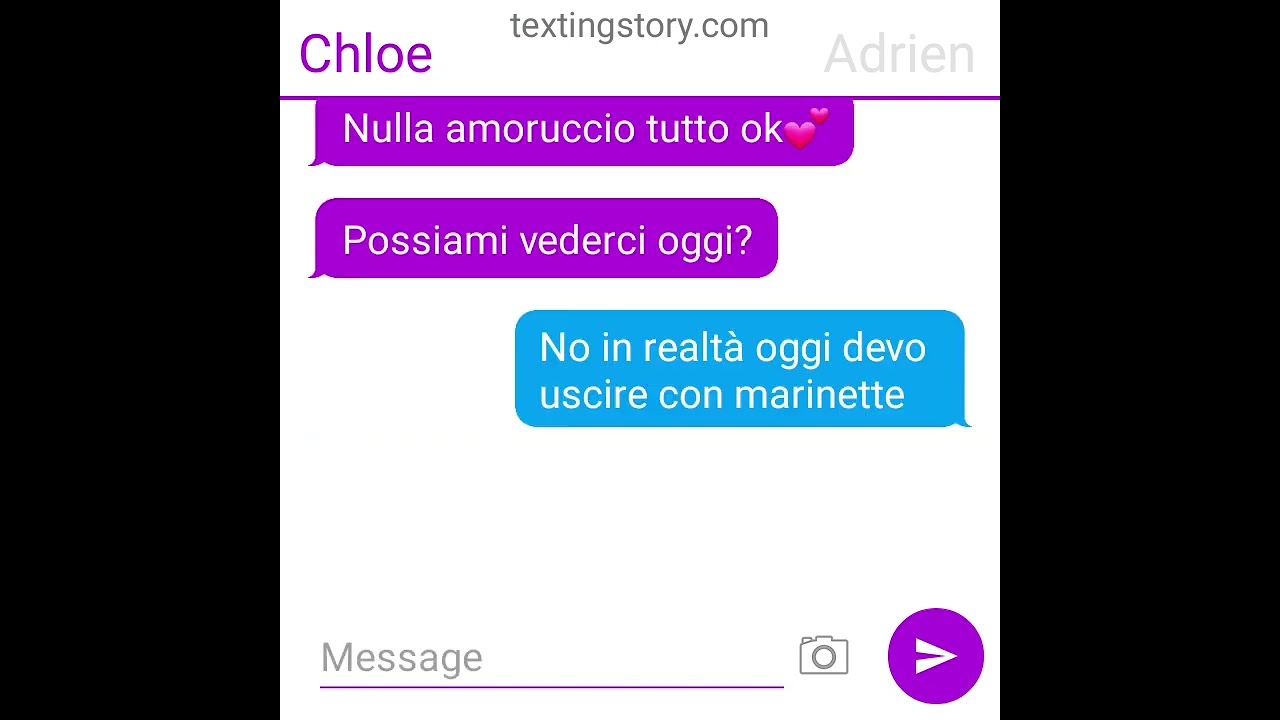 chat tra marinette chloe e adrien