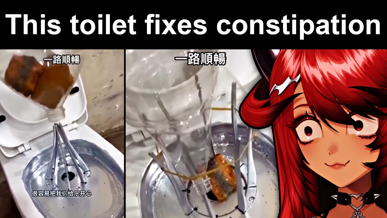 NO THANKS I WILL STAY CONSTIPATED... (r/Blursed_videos)