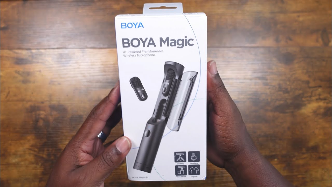 BOYA Magic | World’s FIRST AI Powered Transformable Wireless Microphone