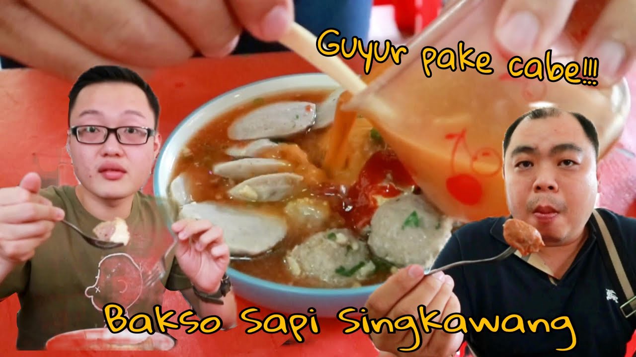 BAKSO GUYUR CABE, Yuk Cobain Bakso Sapi Singkawang! - #Vlog036 Ft. Mafia Hongkong