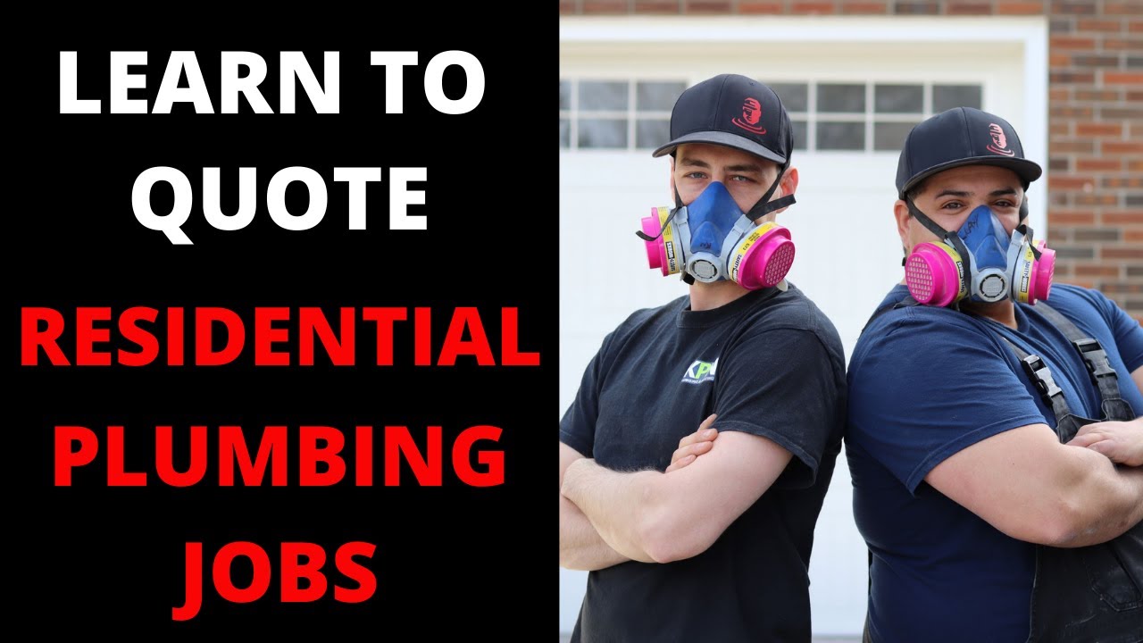 Residential Plumbing Estimating Made EASY// (EXCEL SPREADSHEET)