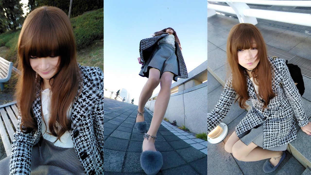 【女装子】横浜みなとみらい yokohama minatomirai Japanese Crossdresser (男の娘)