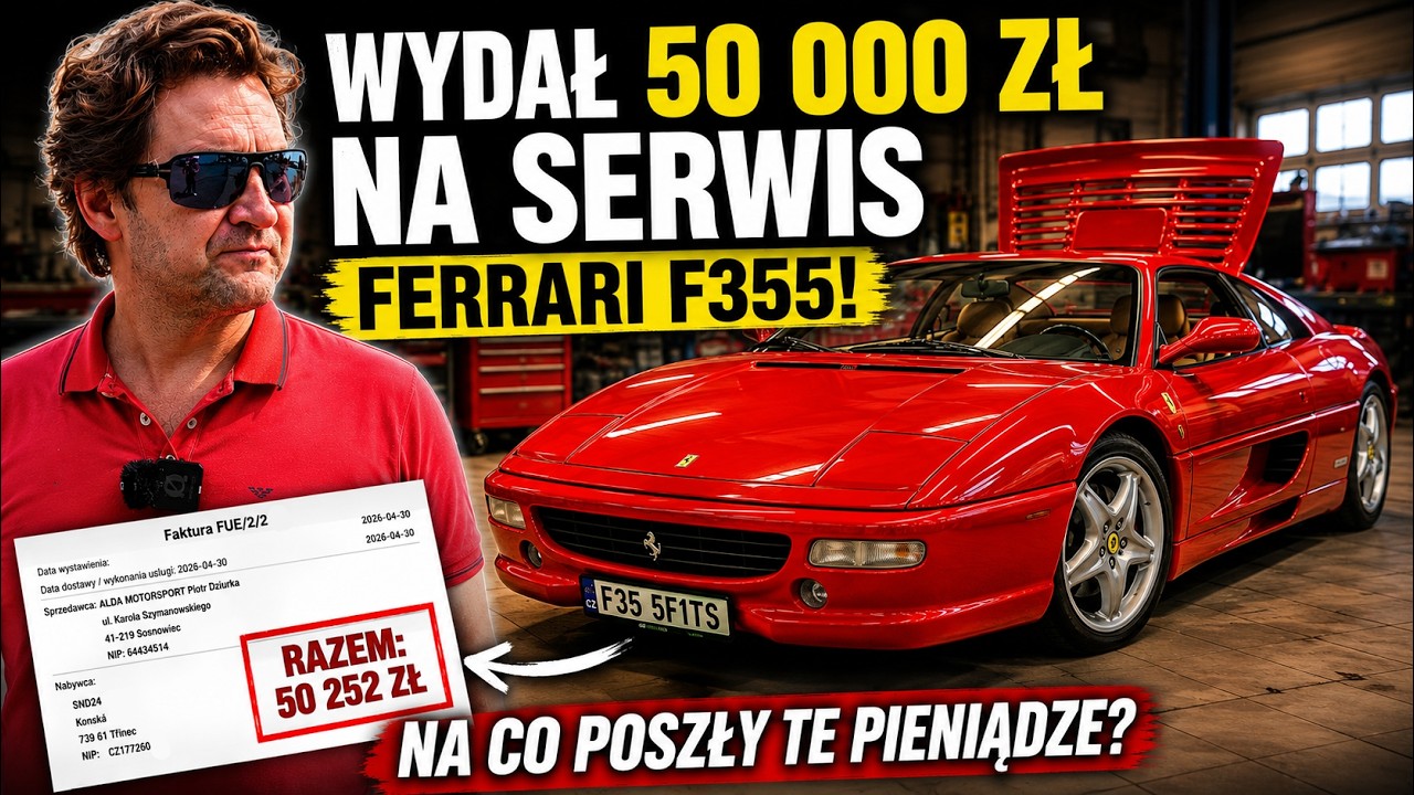 P&oacute;ł roku w warsztacie i 50 000 zł! Co zrobili z Ferrari F355?