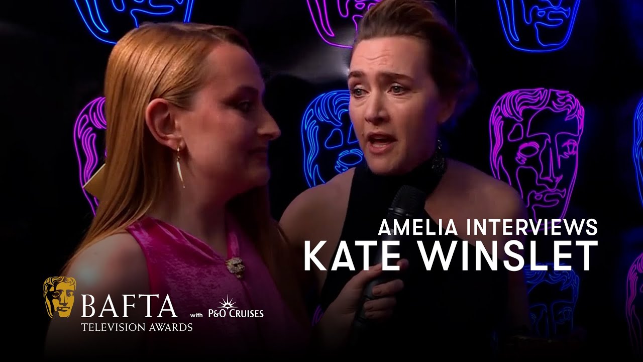 Kate Winslet still hasn't figured out how not to be sick all over herself | BAFTA TV Awards 2023