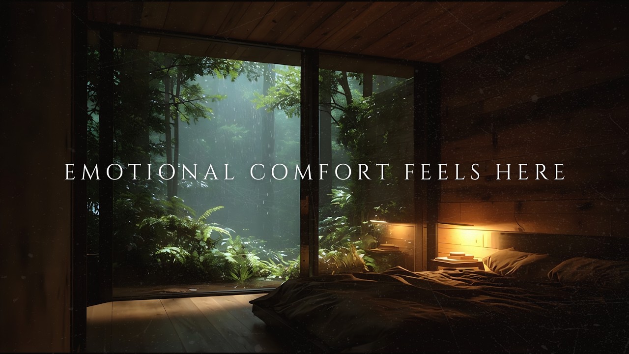 Emotional Comfort for a Tired Mind | Brown Noise + Rain Sounds