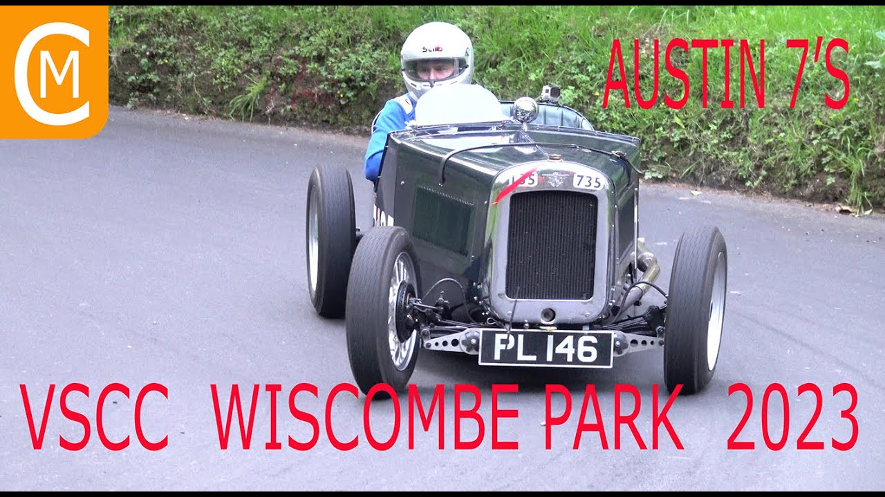 VSCC WIscombe Park 2023.  Austin 7's