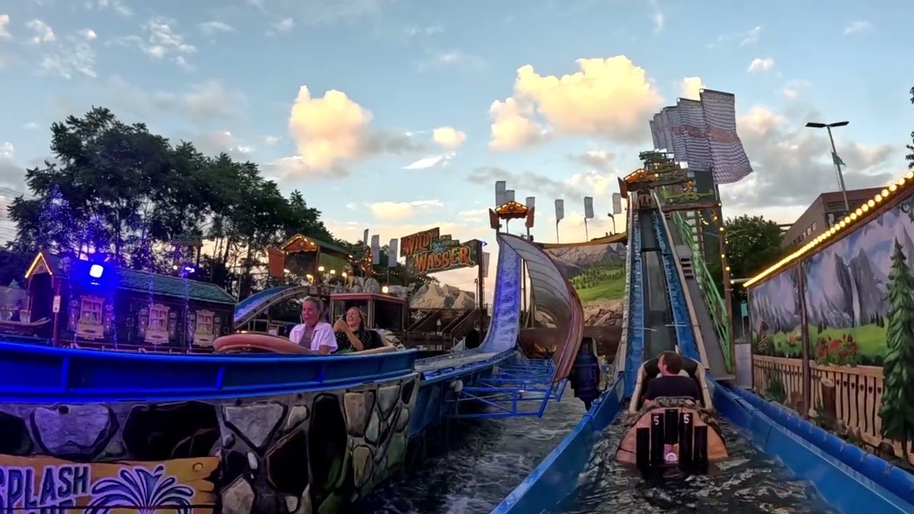 Jim & Jasper's Wild Wasser - Blume (Onride) Video Tilburgse Kermis 2025
