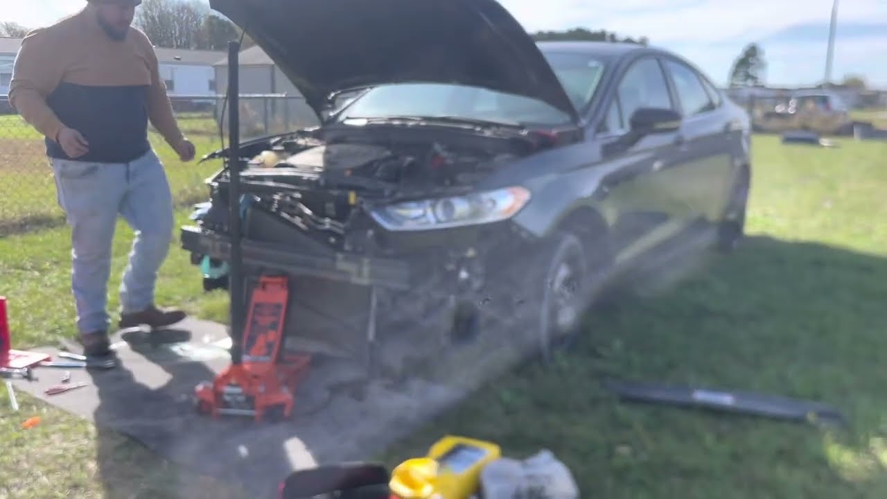 Rebuilding a wrecked ford fusion