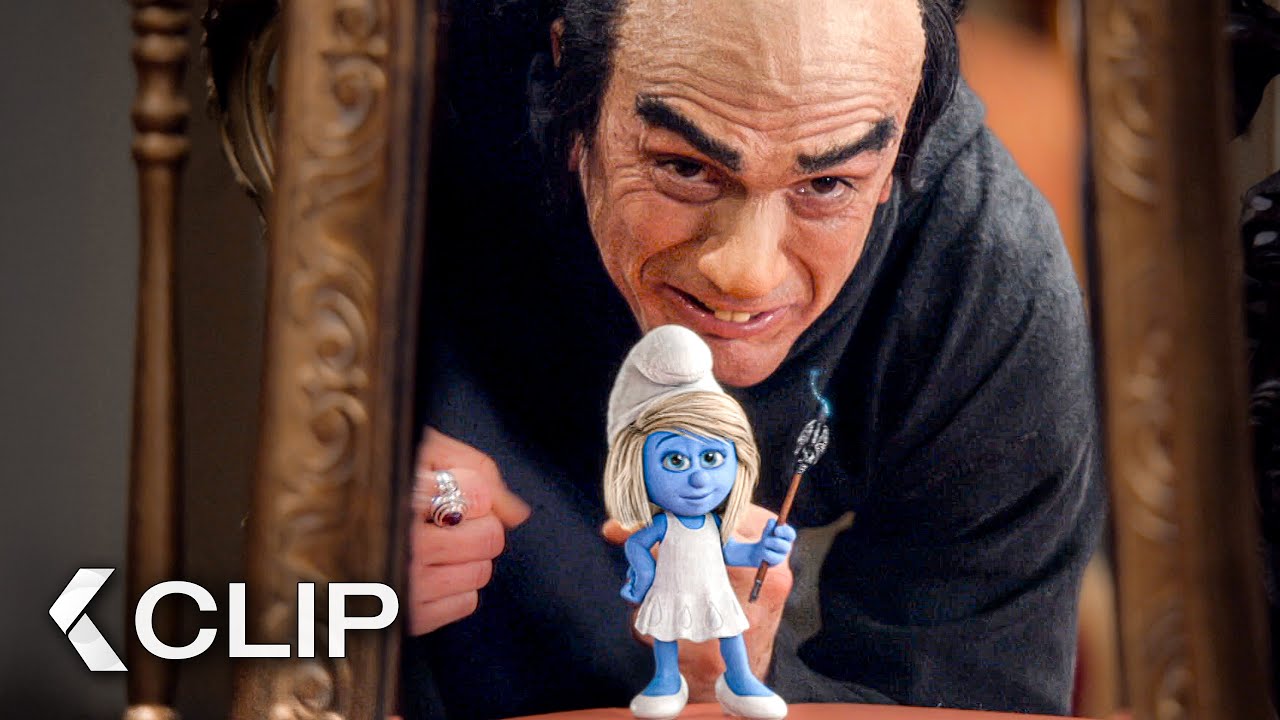 “Por qué les pasan tantas cosas Malas a los Personitas Azules?” - LOS PITUFOS 2 Clip (2013)