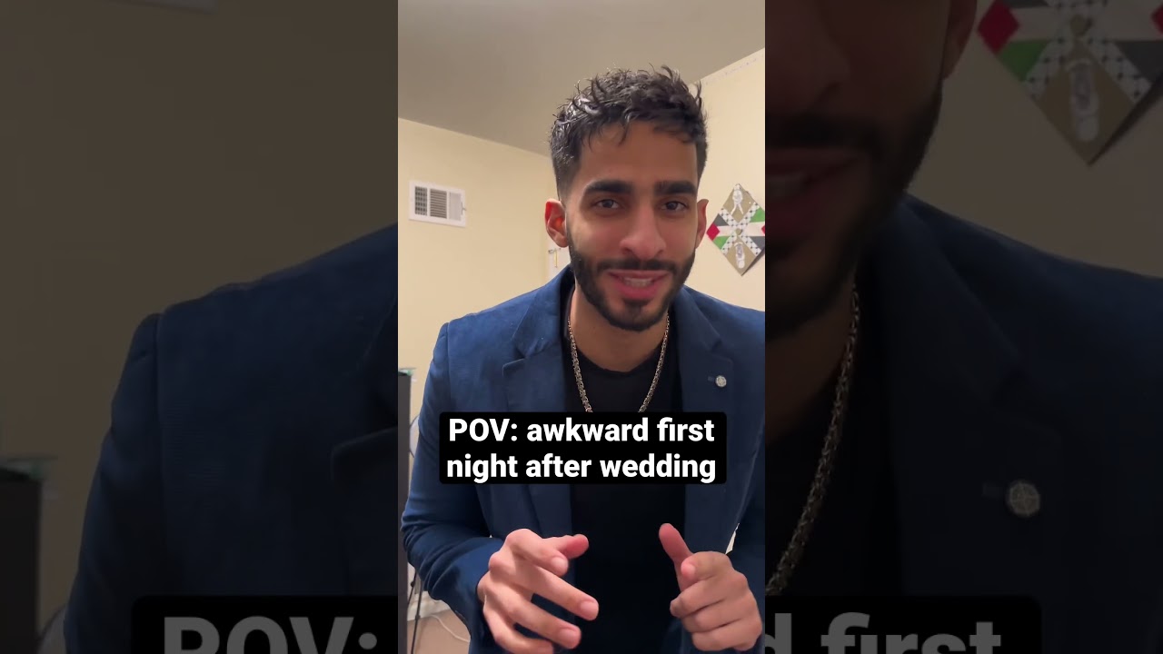 Awkward night after wedding #funny #arab #shorts