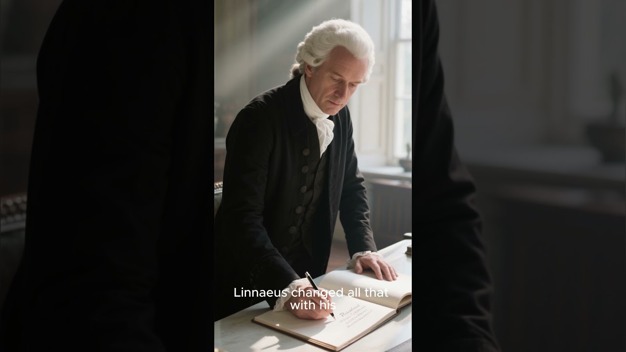 Carl Linnaeus 🌿 The Father of Taxonomy | The Man Who Named All Life 🧬| Big Ideas, Short Videos ⏳✨