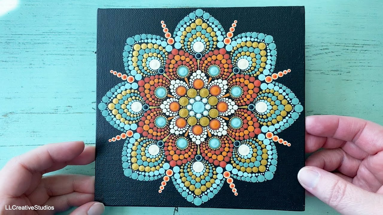 How To Paint Dot Mandalas - 