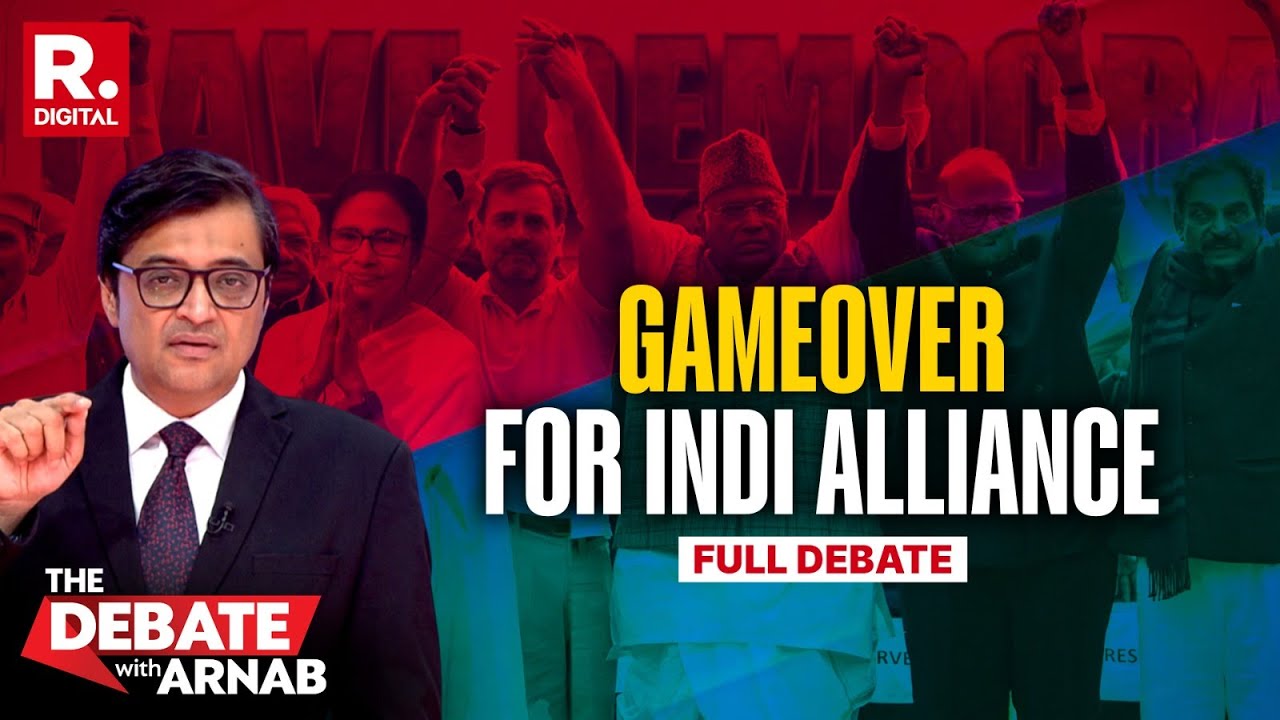Debate With Arnab: Congress Pulls Out Of INDI Alliance Post Bihar Debacle