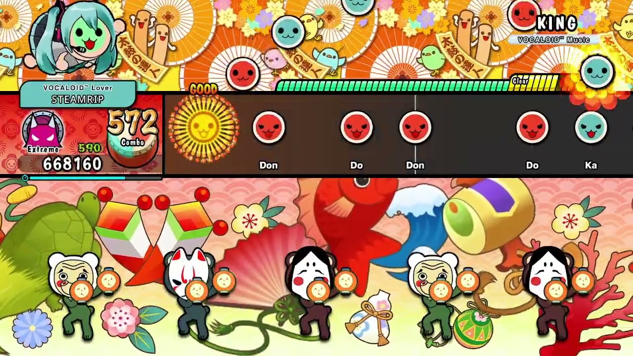 [PC] Taiko no Tatsujin Rhythm Festival KING gameplay extreme full combo