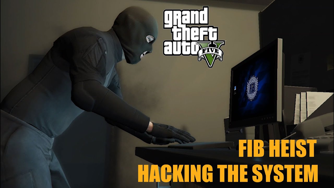 Hacking the System and Stealing FIB data | Mission Heist | GTA V GAMEPLAY