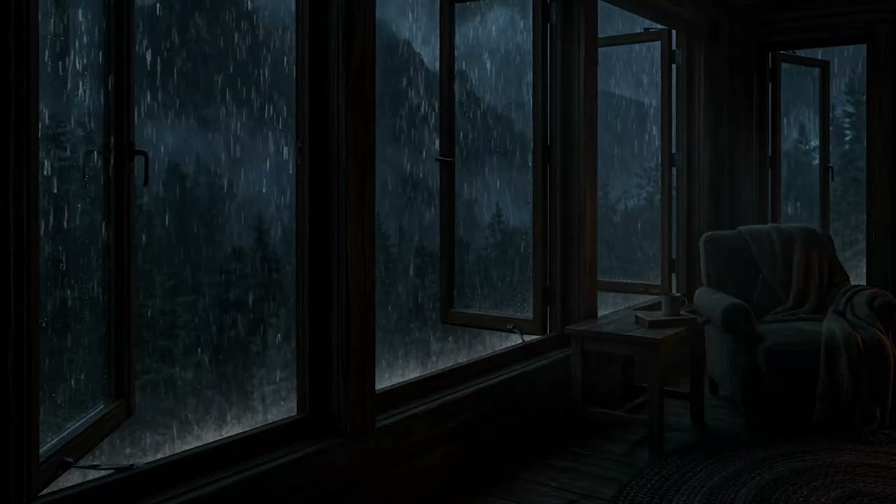 ASMR Rain Sounds for Sleeping Soft Gentle Rain Relaxing Sounds for Stress Management