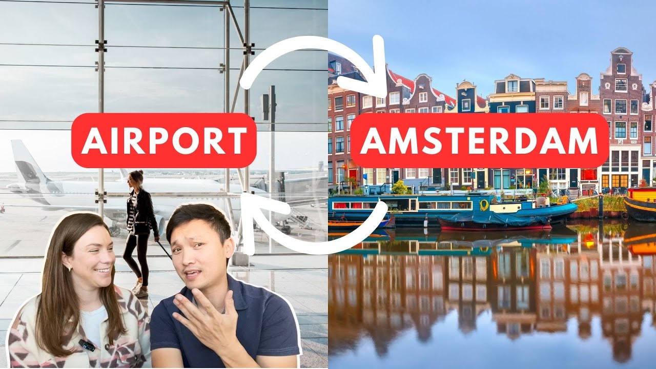 How to Leave Amsterdam Airport During a Long Layover | Train Transit & Luggage Storage
