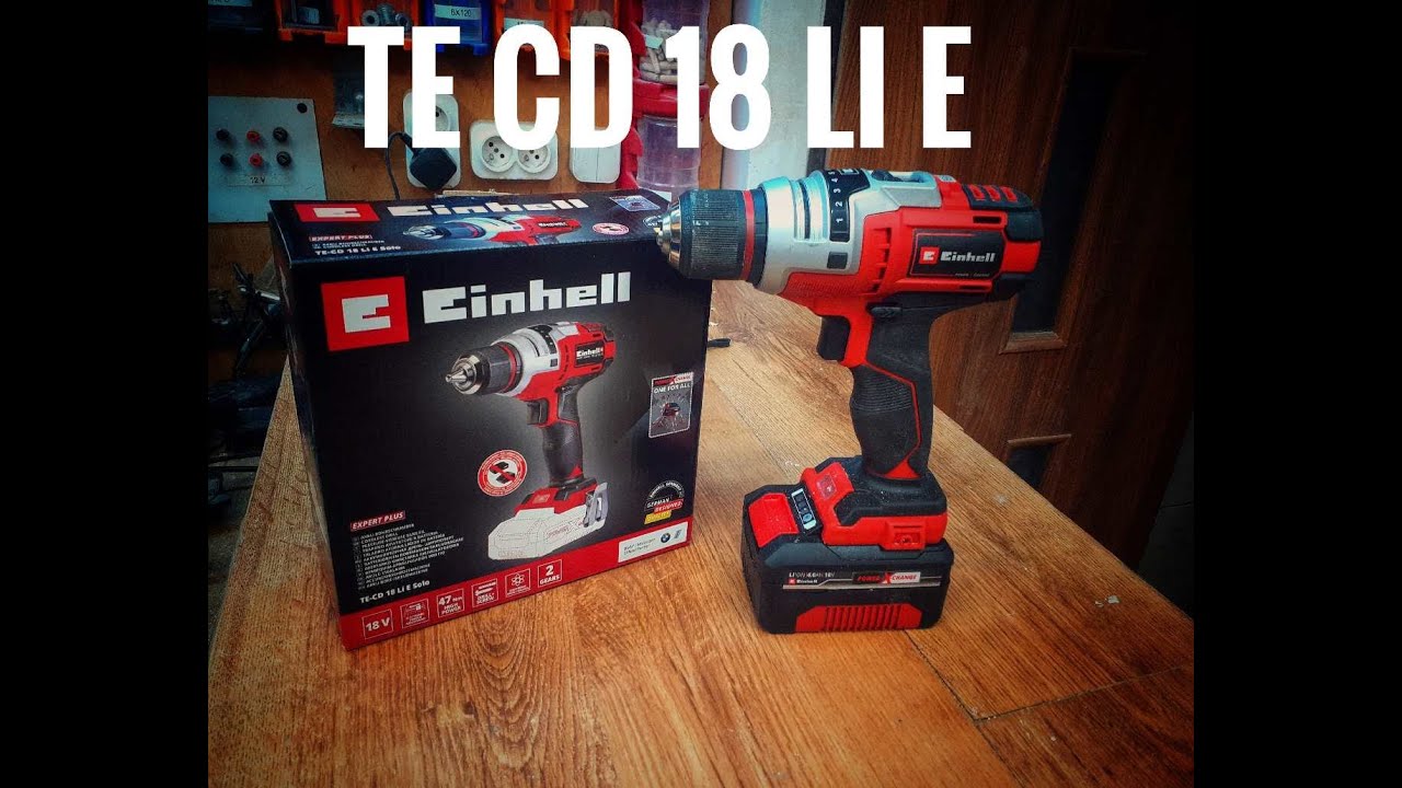 Wiertarko-wkrętarka Einhell TE CD 18 Li E - test, recenzja.
