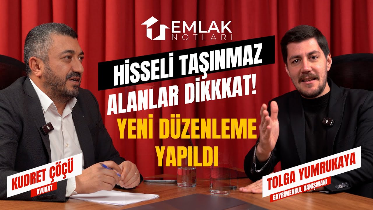 Hisseli Taşınmaz Alanlar Dikkat! Şufa Hakkı İle İlgili Önemli Düzenleme Yapıldı!