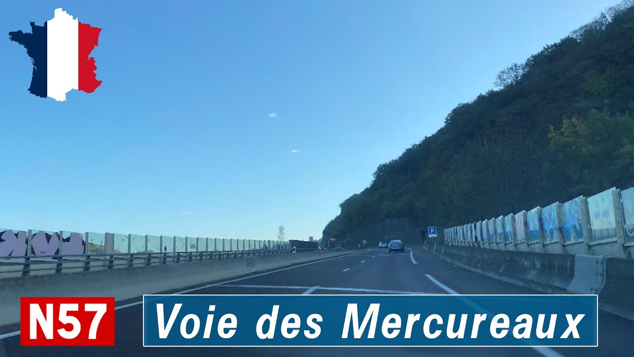 France (F): N57 Voie des Mercureaux (Besançon)