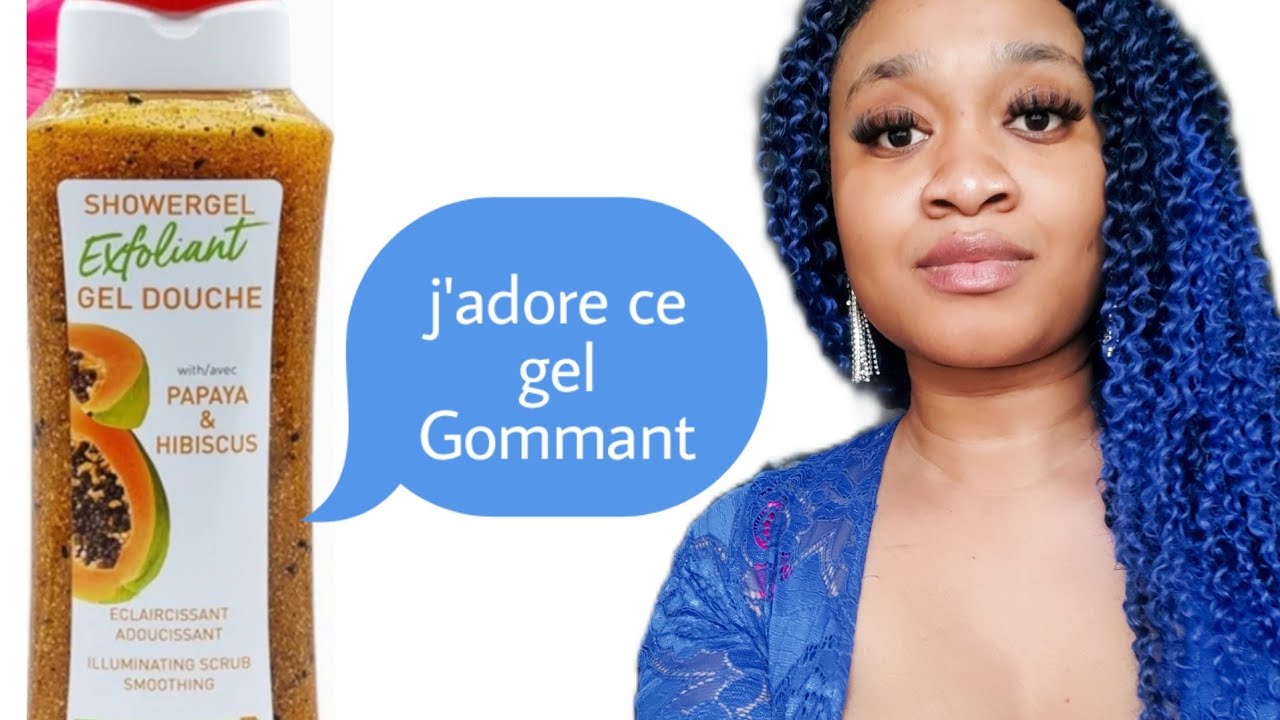 YARI Gel douche exfoliant et Gommant eclaircissant a la Papaye & Hibiscus