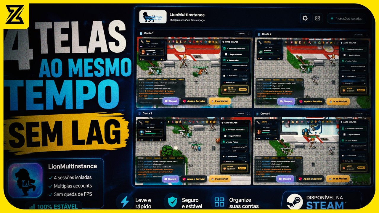 Como Farmar 4X Mais nos POKE IDLE e em QUALQUER GAME IDLE - Primeiras Impress&otilde;es