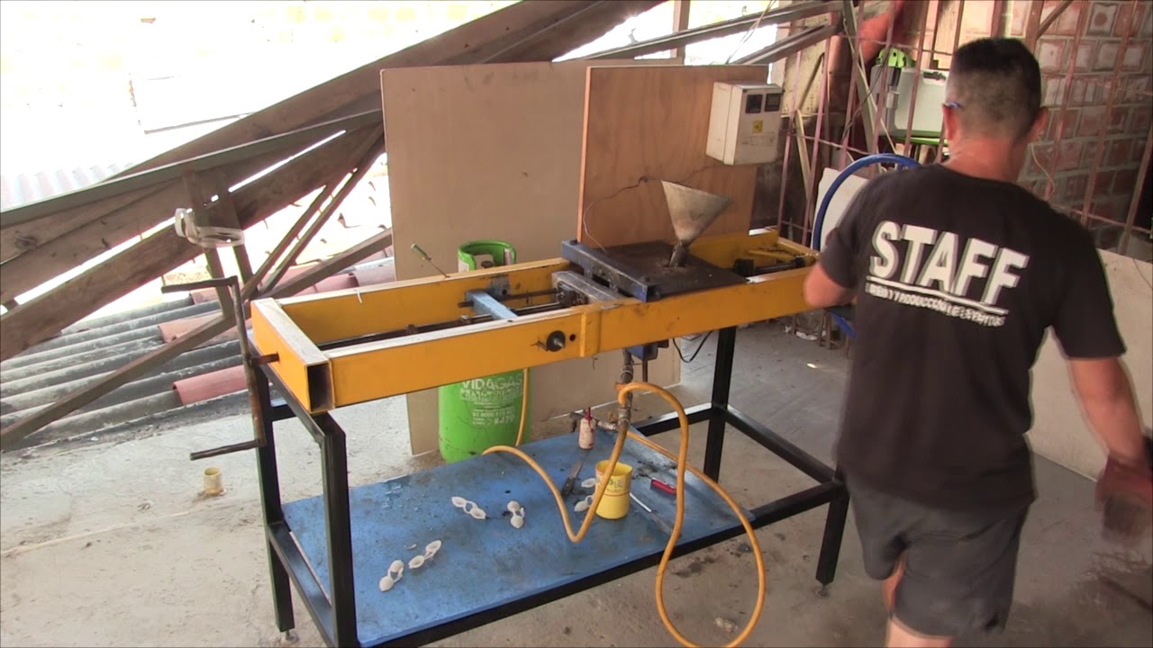 maquina de inyeccion plastico casera