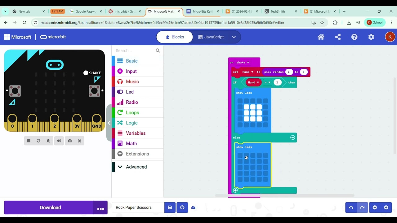 Keith's Micro Bit Demonstration