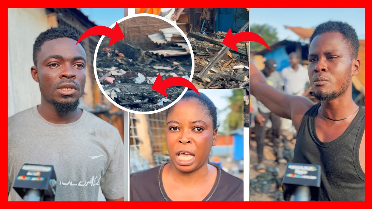🚨 Fire outbreak at Nungua Buade railway near Yorkcity Fashion Academy on Spintex–Baatsonaa Road.