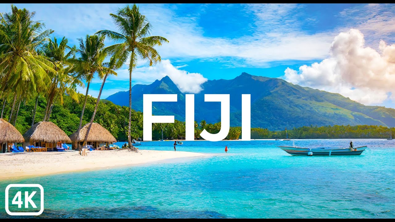 Breathtaking Fiji Aerial Views | Relaxing 4K Drone Footage with Soothing Music