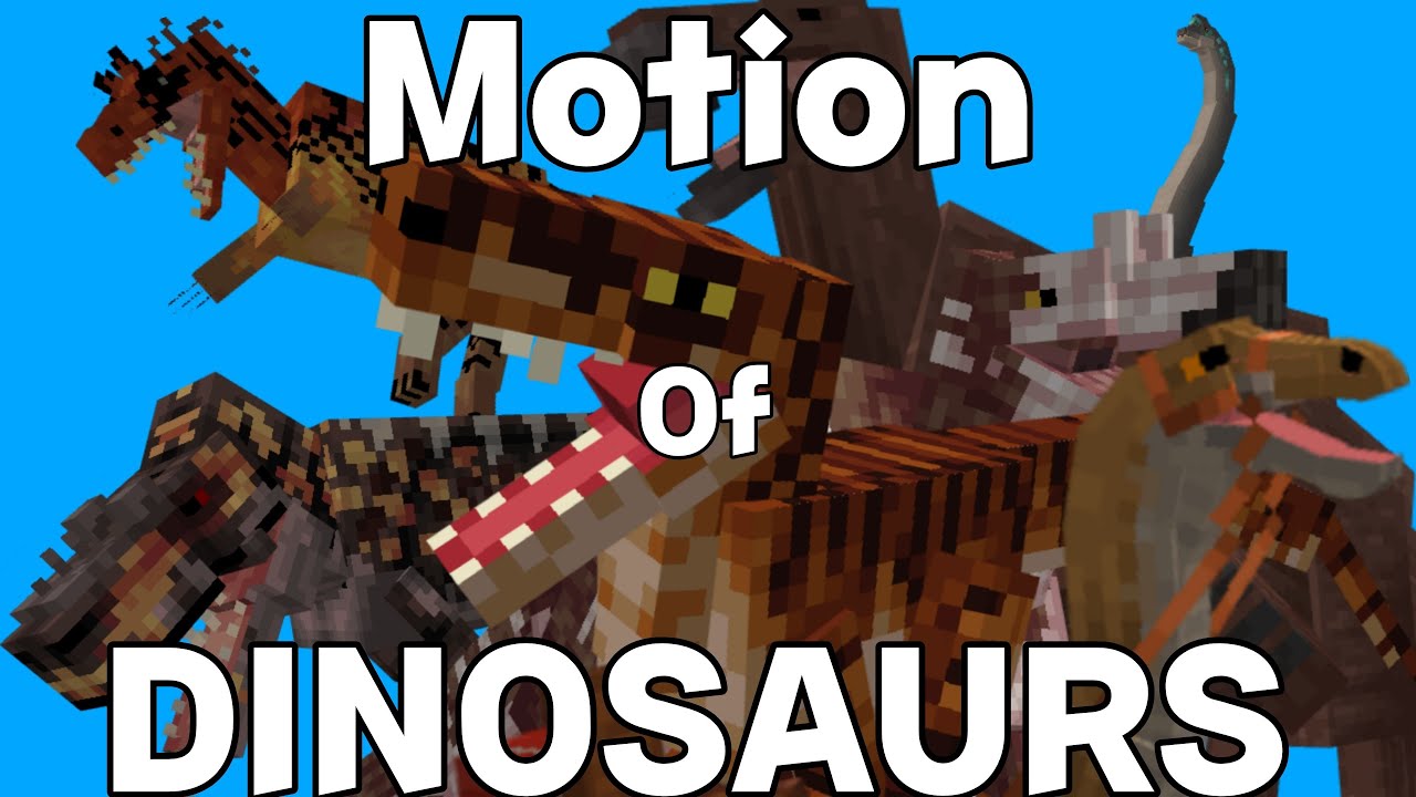 Raxiore Animated Dinosaurs on Minecraft Mode!