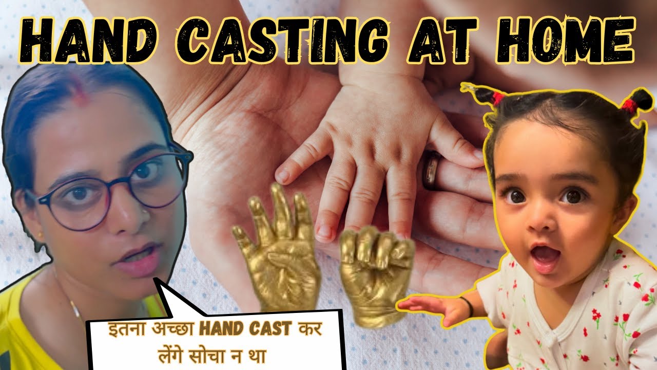 How to do Baby Hand Casting at Home | Affordable Kit from Amazon | Precious Keepsake for Parents
