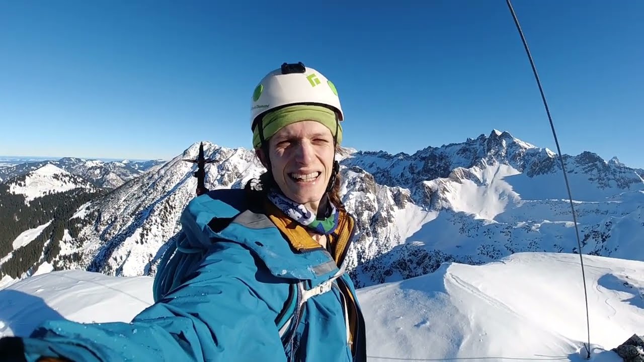 Rubihorn Klassische Nordwand 2022 Januar #Allgäu #POW