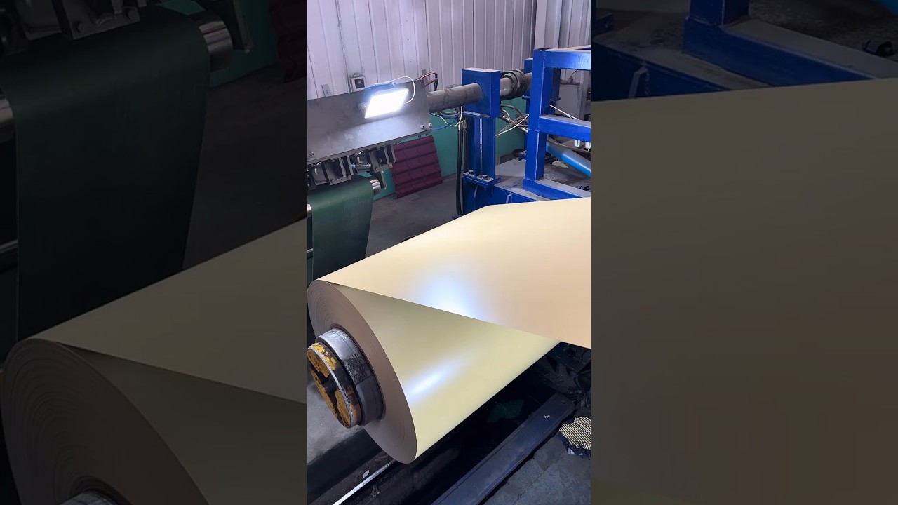 Colored aluminum coil daliy production